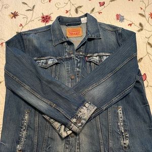Levis 72334 Denim Trucker Jacket Stonewashed- Men's Size XXL